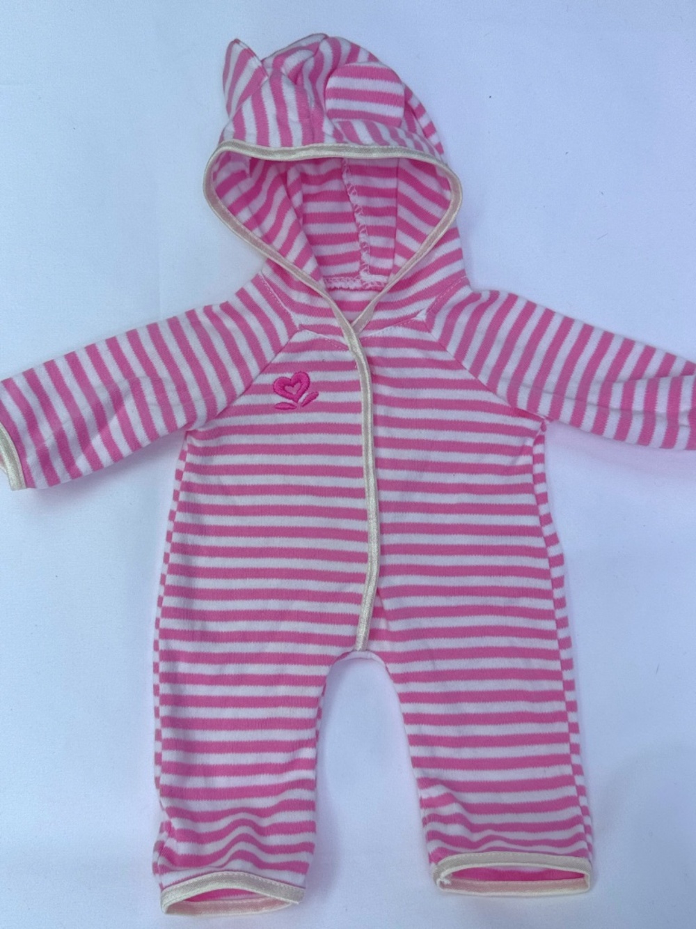 American Girl Bitty Baby Clothes Lot 5 Pc Pajamas Sleeper Dress Outfit 15” Doll - Picture 4 of 5